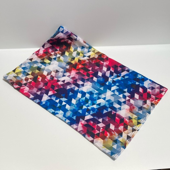 Like New Junk Bandana Coldsnap Vibrant Geometric Pattern - Picture 3 of 7
